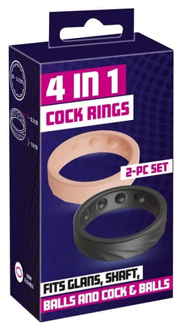 ZESTAW PIERŚCIENI 2-PC GLANS RING SET w sklepie Wasserman.eu
