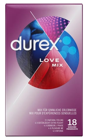 ⁨PREZERWATYWY DUREX LOVE MIX PACK 18 SET⁩ w sklepie Wasserman.eu
