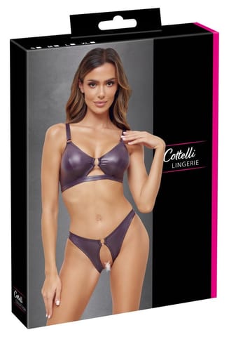 ⁨ZESTAW BIELIZNY BRA AND BRIEFS PURPLE S⁩ w sklepie Wasserman.eu