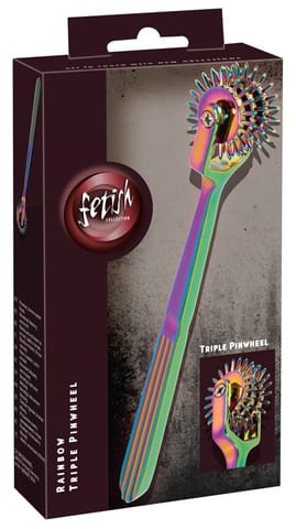 ⁨BDSM RAINBOW TRIPLE PINWHEEL⁩ w sklepie Wasserman.eu