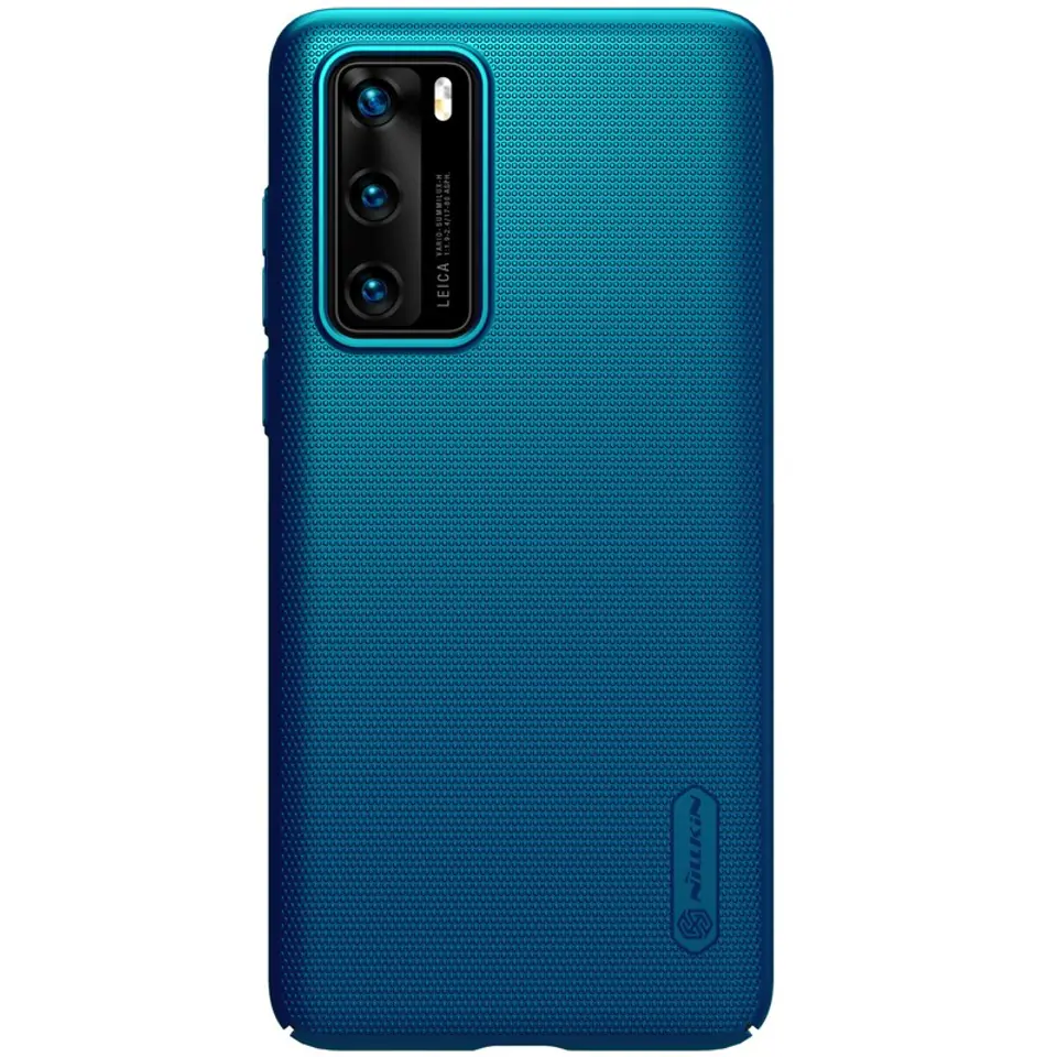 ⁨Nillkin Super Frosted Shield - Etui Huawei P40 (Peacock Blue)⁩ w sklepie Wasserman.eu