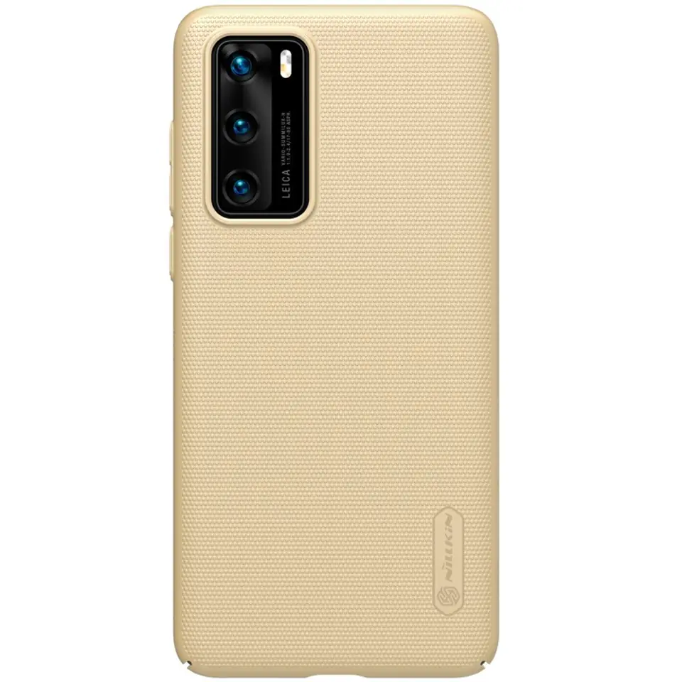 ⁨Nillkin Super Frosted Shield - Huawei P40 Case (Golden)⁩ at Wasserman.eu