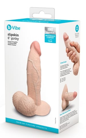 ⁨B-VIBE SLIPSKIN 6" GIRTHY CREA⁩ w sklepie Wasserman.eu