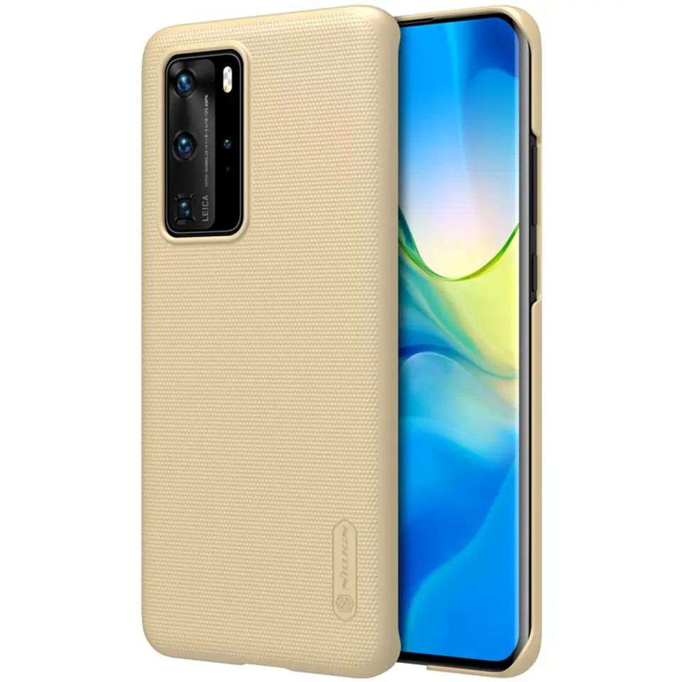 ⁨Nillkin Super Frosted Shield - Etui Huawei P40 Pro (Golden)⁩ w sklepie Wasserman.eu