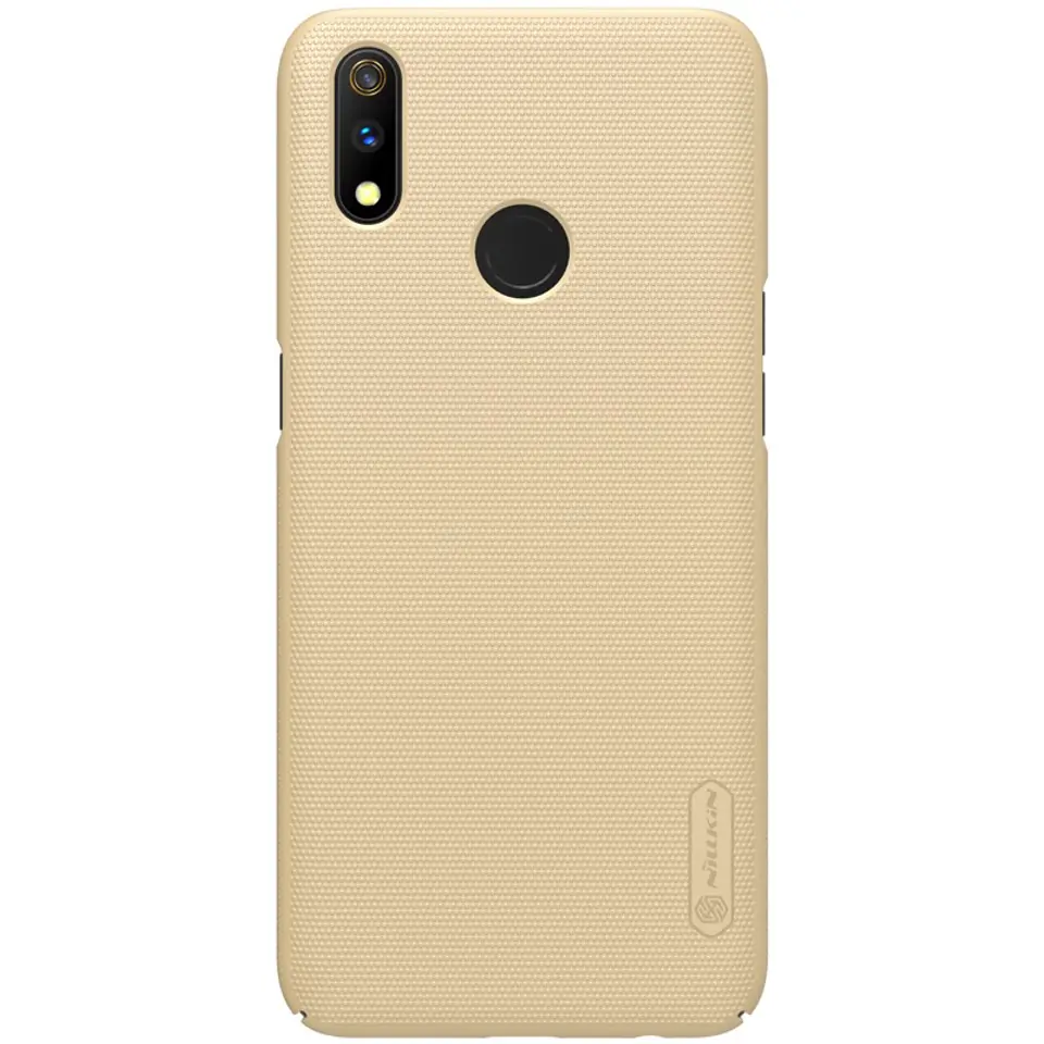 ⁨Nillkin Super Frosted Shield - Realme 3 Pro Case (Realme X Lite) (Golden)⁩ at Wasserman.eu