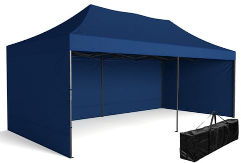 Pawilon handlowy ekspresowy - 3x6 m - niebieski w sklepie Wasserman.eu