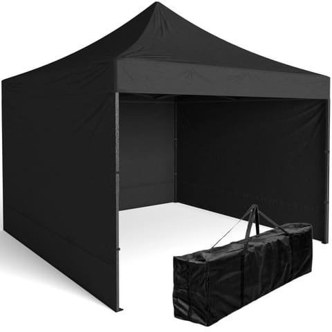 Pawilon handlowy ekspresowy 3x3 m czarny w sklepie Wasserman.eu