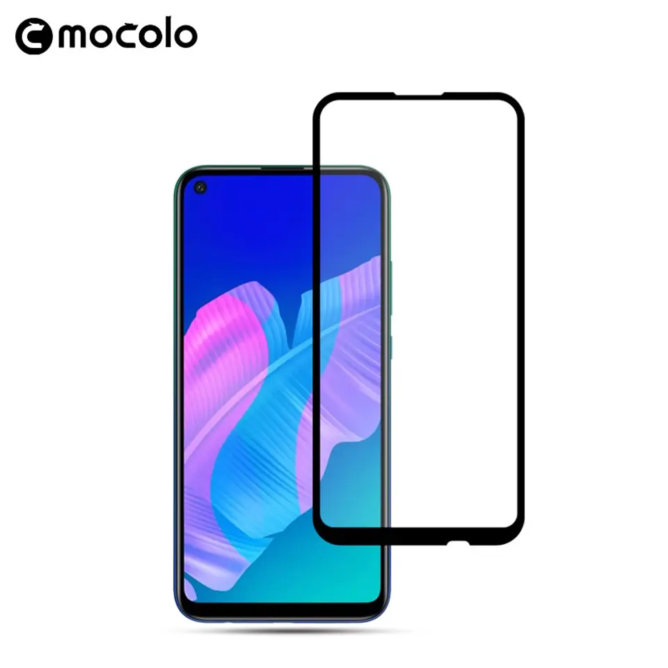 ⁨Mocolo 2.5D Full Glue Glass - Szkło ochronne Huawei P40 Lite E⁩ w sklepie Wasserman.eu