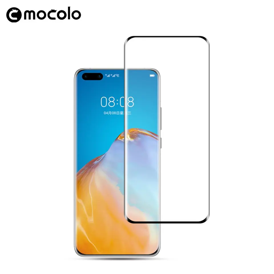 ⁨Mocolo 3D Glass Full Glue - Huawei P40 Pro Protective Glass⁩ at Wasserman.eu