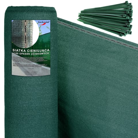 Siatka cieniująca maskująca 135g 1,5X25 m zielona w sklepie Wasserman.eu