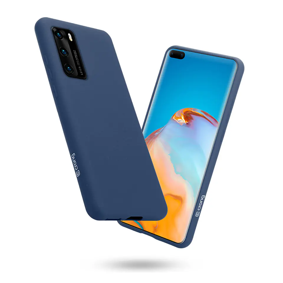 ⁨Crong Color Cover - Huawei P40 Case (Blue)⁩ at Wasserman.eu