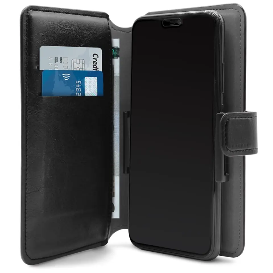 ⁨PURO Universal Wallet 360° - Universal swivel case with card slots, size XL (black)⁩ at Wasserman.eu