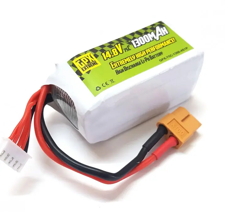 ⁨1300mAh 14.8V 75C GPX Extreme⁩ at Wasserman.eu