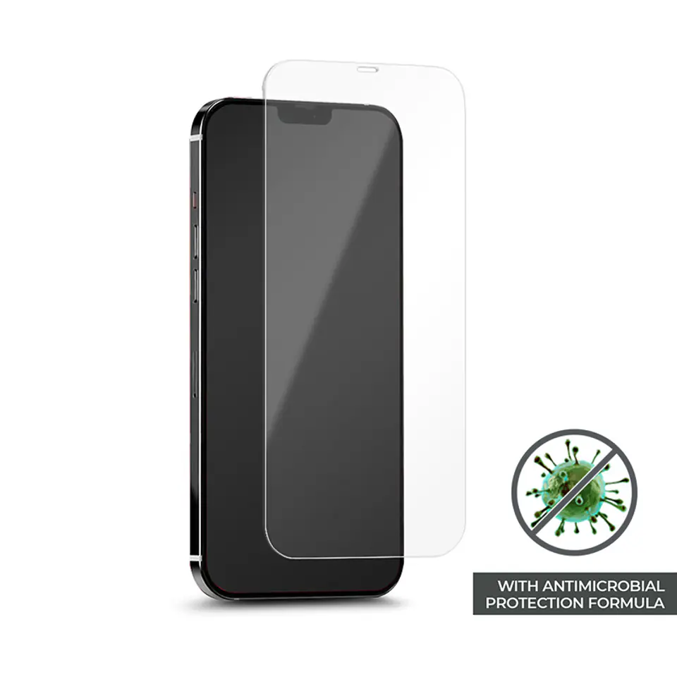 ⁨PURO Anti-Bacterial Tempered Protective Glass with Antibacterial Protection for iPhone 12 Mini Screen⁩ at Wasserman.eu