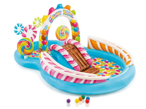 ⁨Intex 57149NP Wodny plac zabaw Candy 295cm x 191cm x 130cm⁩ w sklepie Wasserman.eu