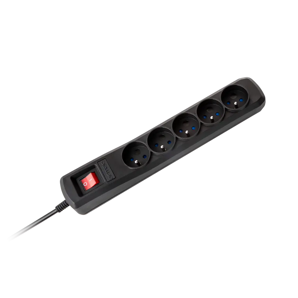 ⁨Power strip ARC-5 3,0m black Armac⁩ at Wasserman.eu