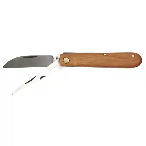⁨Nóż monterski ze szpikulcem drewniane okładki⁩ w sklepie Wasserman.eu