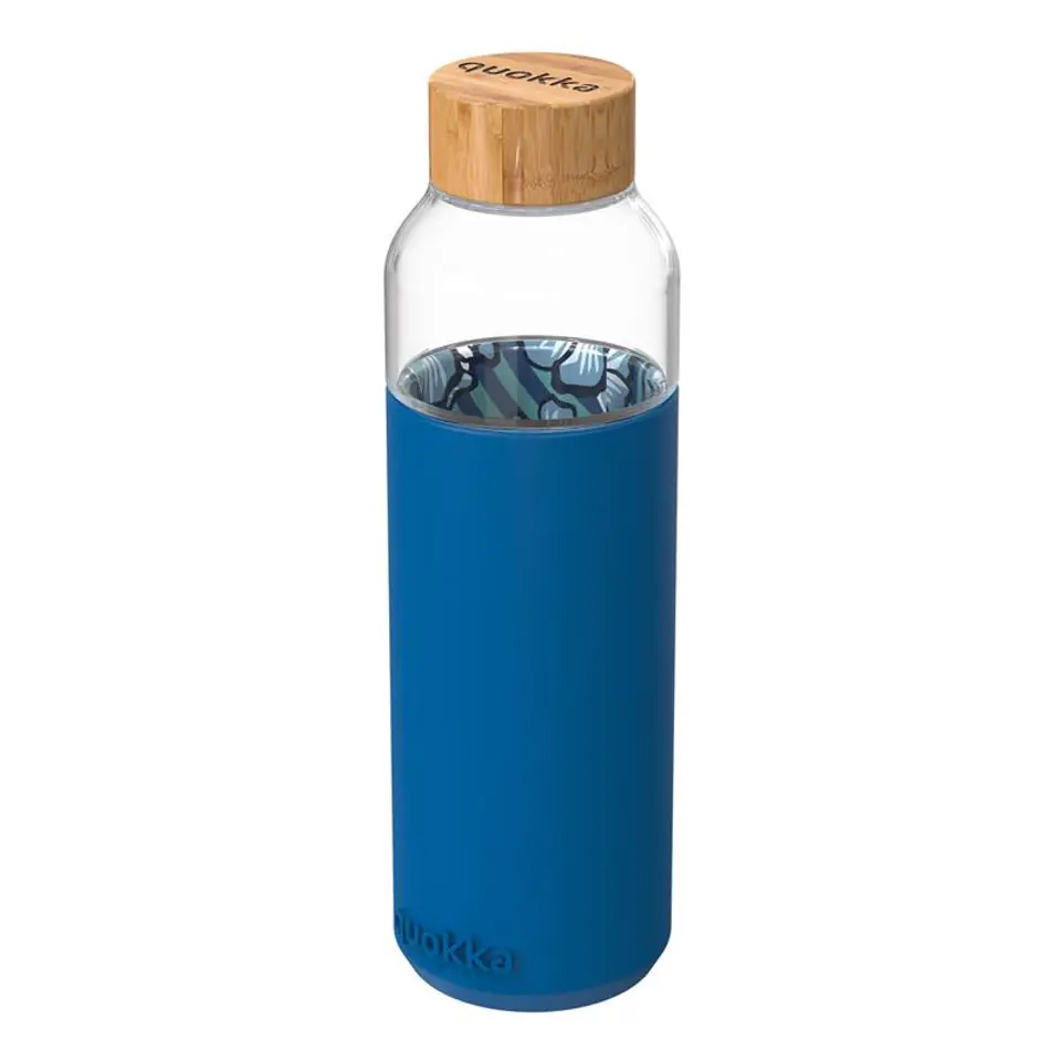 ⁨Quokka Flow - Butelka na wodę ze szkła 660 ml (Inner Water Flowers)⁩ w sklepie Wasserman.eu