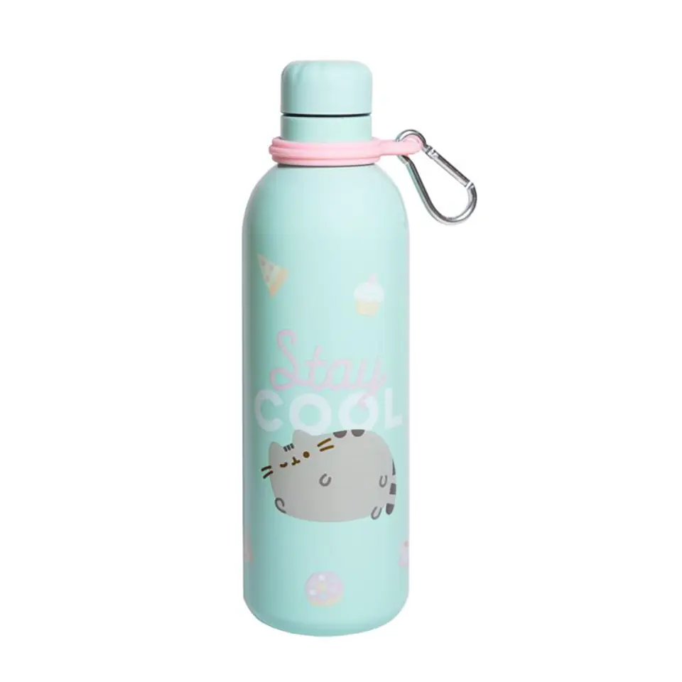 ⁨Pusheen - Stainless steel thermal bottle from the Foodie collection⁩ at Wasserman.eu