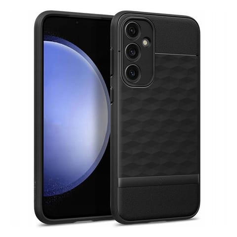 ⁨Spigen Caseology Parallax - Etui do Samsung Galaxy S23 FE (Matte Black)⁩ w sklepie Wasserman.eu