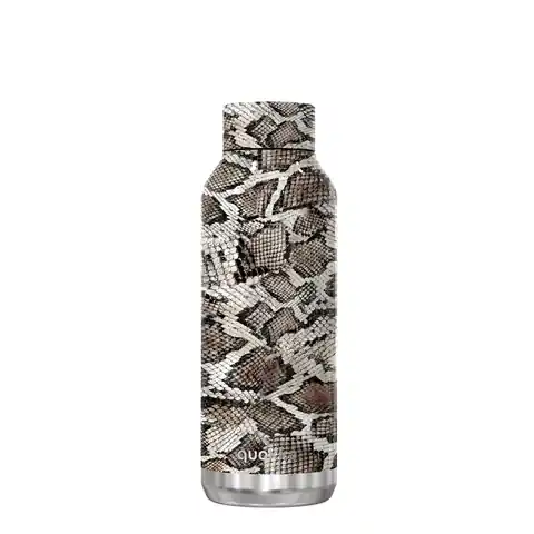 ⁨Quokka Solid - Stainless Steel Thermal Bottle 510ml (Snake Print)⁩ at Wasserman.eu