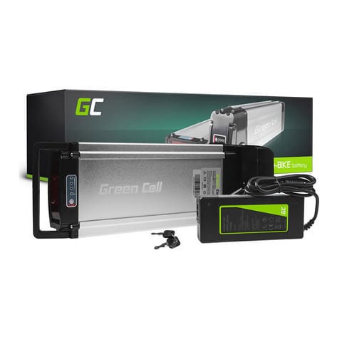⁨Green Cell - Bateria do roweru elektrycznego E-Bike z ładowarką 36V 12Ah 432Wh Li-Ion RCA⁩ w sklepie Wasserman.eu