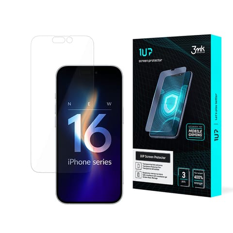 ⁨3mk 1UP - Folia ochronna do iPhone 16 Pro (3 sztuki)⁩ w sklepie Wasserman.eu