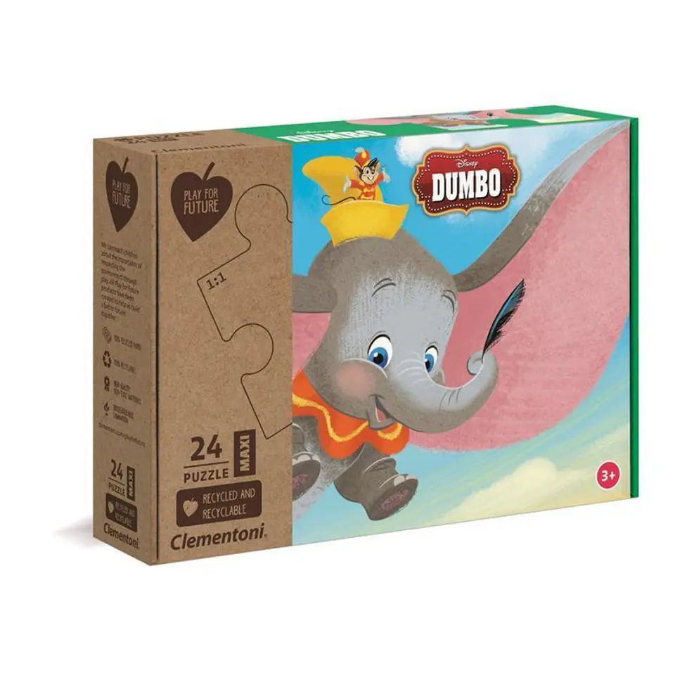 ⁨Clementoni - Puzzle Dumbo Maxi 24 ele.⁩ at Wasserman.eu