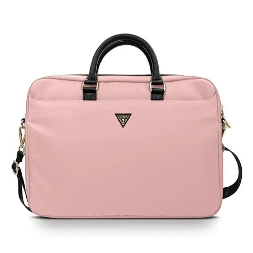 ⁨Guess Bag GUCB15NTMLLP 16" pink/pink Nylon Triangle Logo⁩ at Wasserman.eu