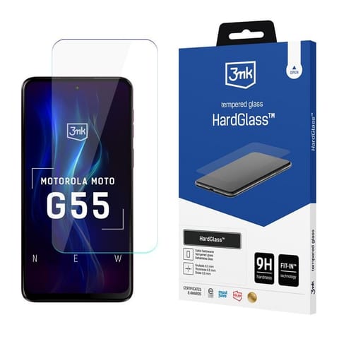 ⁨3mk HardGlass - Szkło hartowane do Motorola Moto G55 5G⁩ w sklepie Wasserman.eu