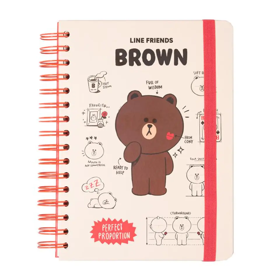 Line Friends - Notebook / Notebook A5 at Wasserman.eu