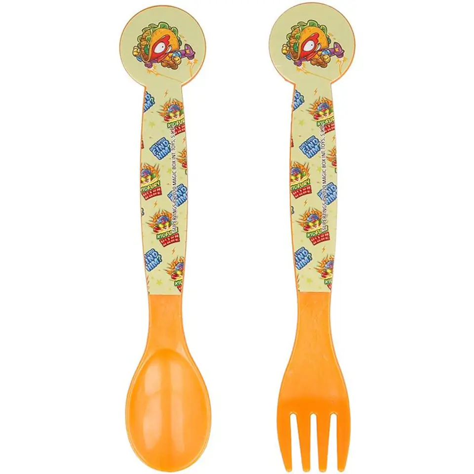 ⁨Super Zings - Cutlery Set (Spoon and Fork)⁩ at Wasserman.eu