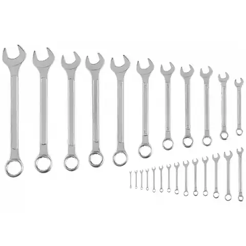 ⁨SET OF COMBINATION WRENCHES 25-PIECES 6-32MM⁩ at Wasserman.eu
