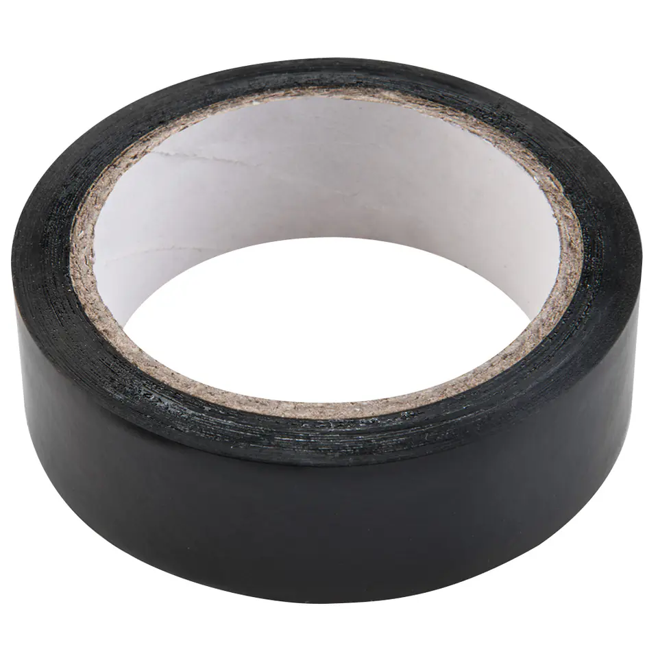 ⁨Insulating tape 10 m x 19 mm, black⁩ at Wasserman.eu