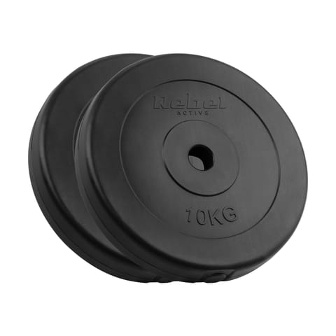 ⁨Bituminous Weight Set 2x10kg, bore 31mm, Classic Disc, REBEL ACTIVE⁩ at Wasserman.eu