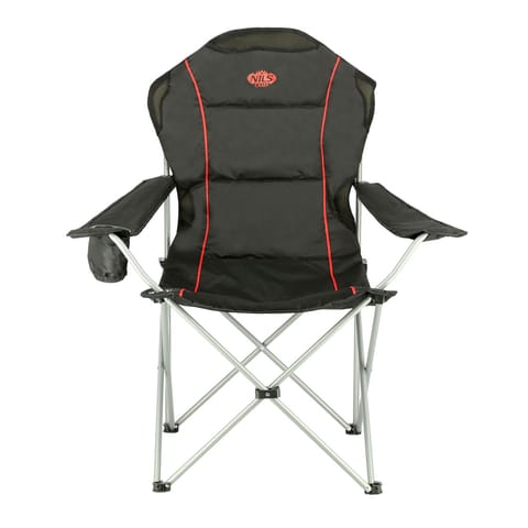 ⁨NC3080 BLACK & RED HIKING CHAIR NILS CAMP⁩ at Wasserman.eu