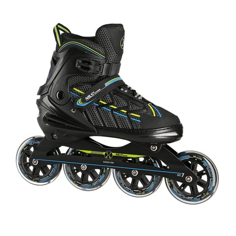 ⁨NA1128 BLACK-LIME SIZE L(39-42) NILS EXTREME SKATES⁩ at Wasserman.eu