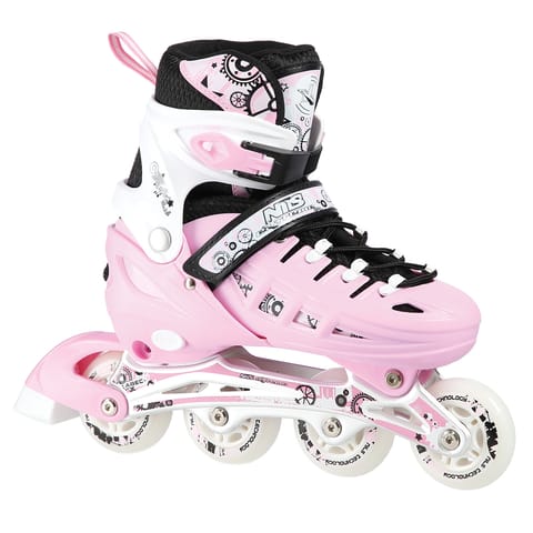 ⁨NH10905 4in1 ROSE SIZE M(35-38) SKATES WITH WYM. NILS EXTREME ICE HOCKEY SKID⁩ at Wasserman.eu