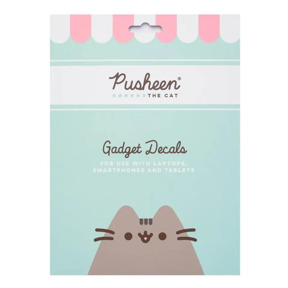 ⁨Pusheen - Zestaw 16 naklejek na laptopa / smartfona z kolekcji Foodie⁩ w sklepie Wasserman.eu