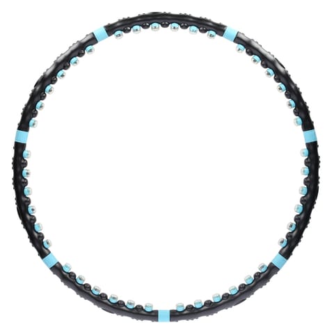 ⁨HHP006 BLACK-BLUE HULA HOP MASUJĄCY Z MAGNESAMI 98CM HMS⁩ w sklepie Wasserman.eu
