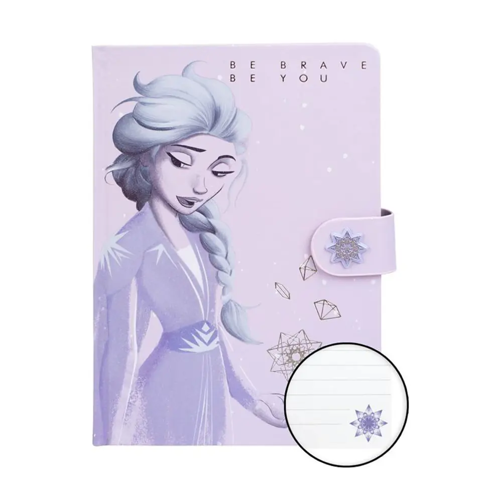 ⁨Frozen 2 - Notebook A5 Elsa aus Kunstleder⁩ im Wasserman.eu
