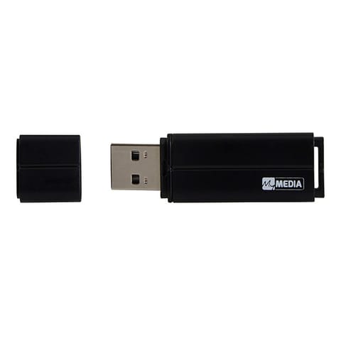 ⁨MyMedia USB flash disk, USB 2.0, 8GB, czarny, 69260, z plastikową osłoną⁩ w sklepie Wasserman.eu