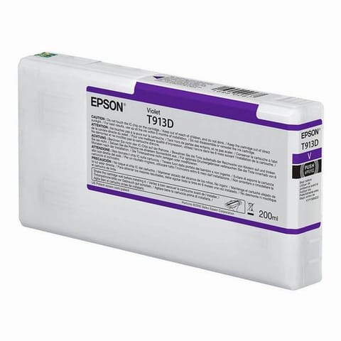 ⁨Epson oryginalny ink / tusz C13T913D00, fioletowy, 200ml⁩ w sklepie Wasserman.eu