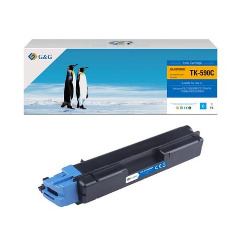 G&G kompatybilny toner z Kyocera TK590C, NT-CKTK590C, cyan, 5000s w sklepie Wasserman.eu