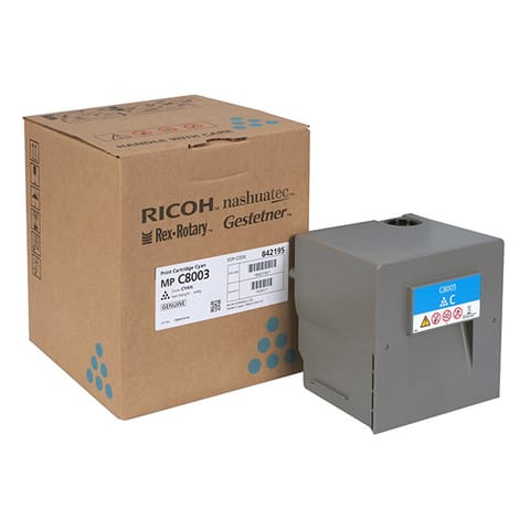 ⁨Ricoh oryginalny toner 842195, cyan⁩ w sklepie Wasserman.eu
