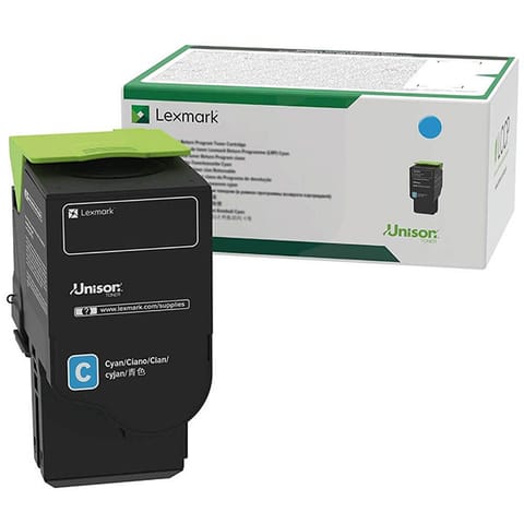 ⁨Lexmark oryginalny toner 75M2HC0, cyan, 8800s⁩ w sklepie Wasserman.eu