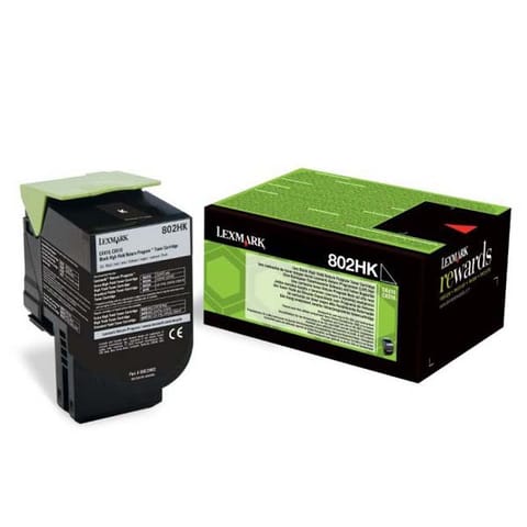 Lexmark oryginalny toner 80C2HK0, black, 4000s, return w sklepie Wasserman.eu