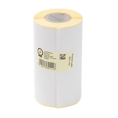 ⁨Brother etykiety do nadruku termicznego 102mm x 152mm, biała, 90 szt., LDE1E152102058P, do drukarek serii PJ, RJ⁩ w sklepie Wasserman.eu