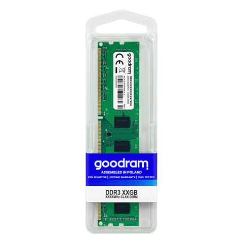 ⁨Goodram 4GB DDR3 1600MHz memory module⁩ at Wasserman.eu