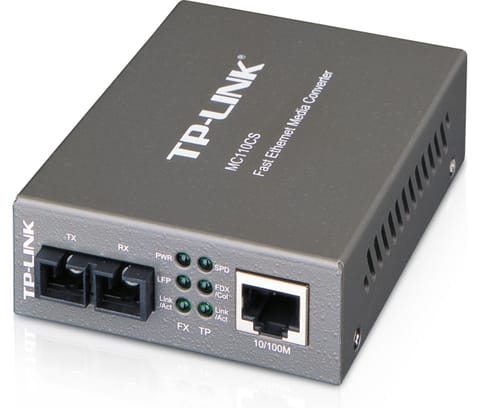 TP-LINK MC110CS 10/100MBPS SINGLE-MODE MEDIA CONVERTER w sklepie Wasserman.eu